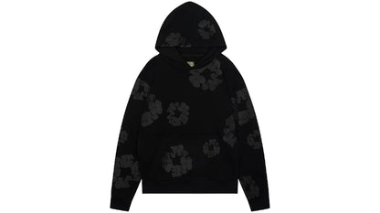 Denim Tears Cotton Wreath Hoodie Black Monochrome