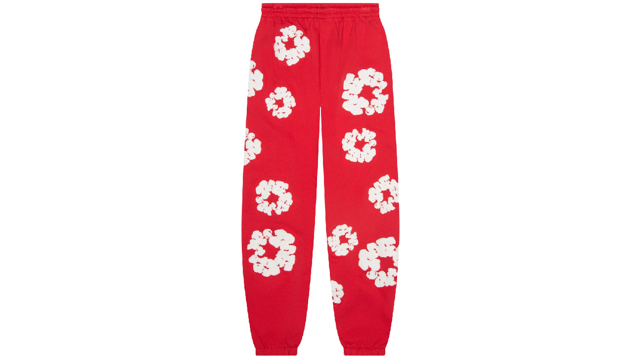 Denim Tears The Cotton Wreath Sweatpant Red