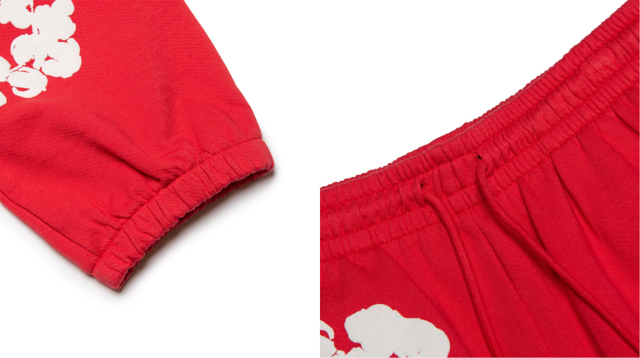 Denim Tears The Cotton Wreath Sweatpant Red